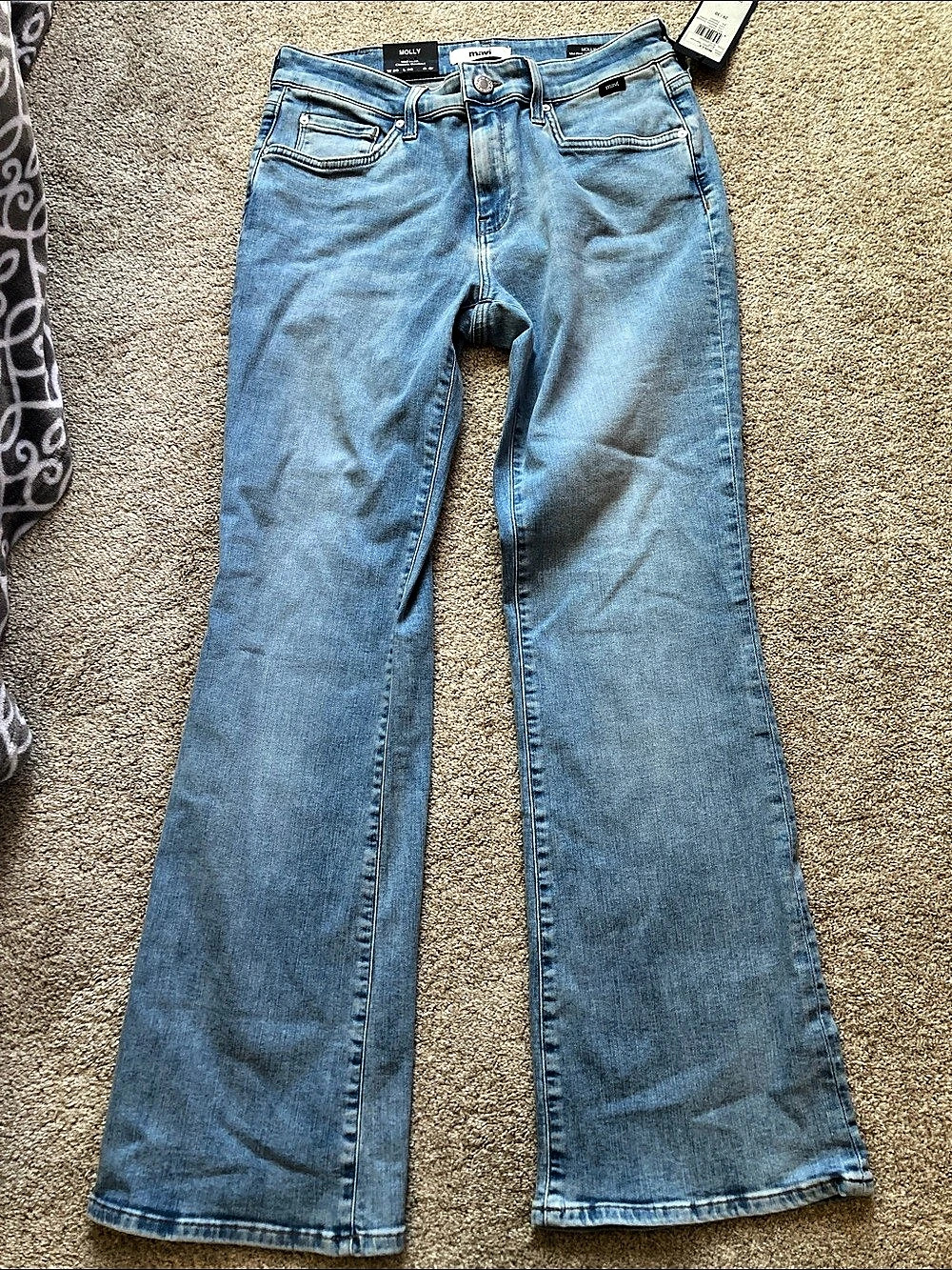 mavi Molly Mid-Rise Bootcut Jeans Blue Waist 29 NWT